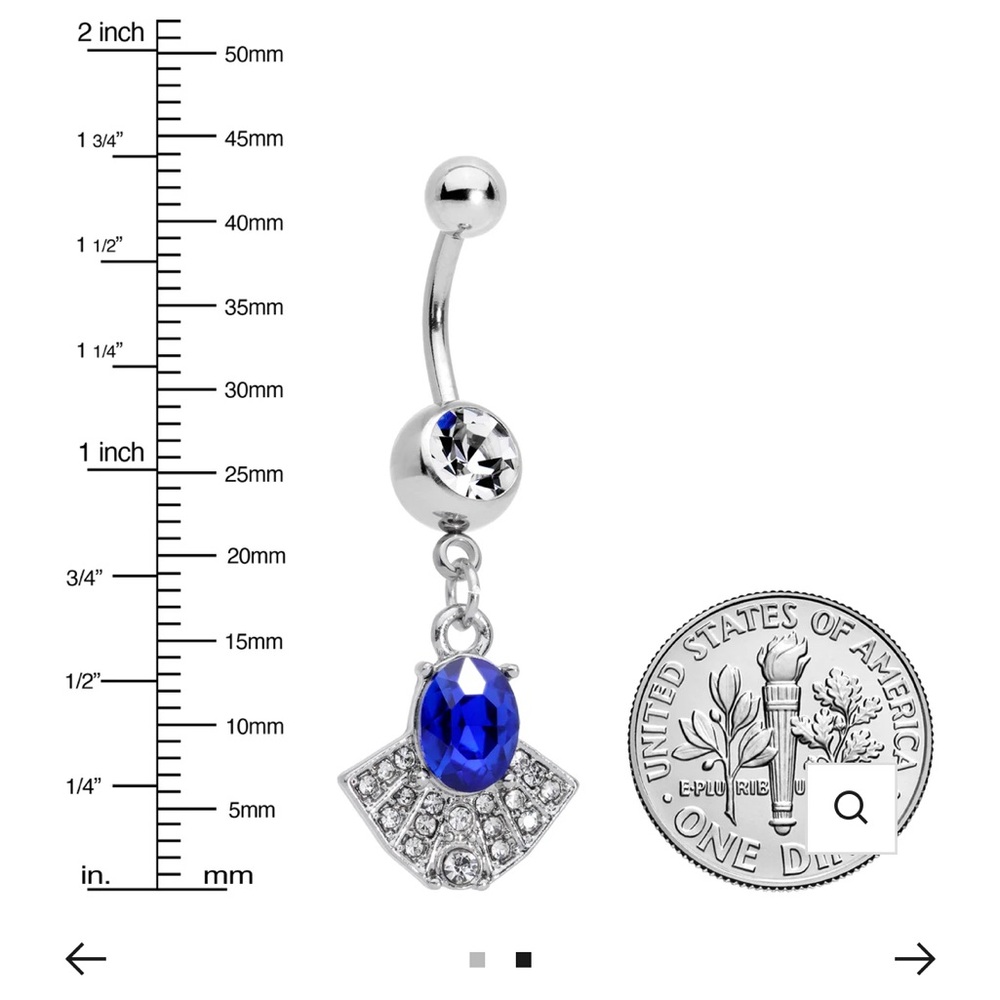 belly button ring - Picture 2 of 4